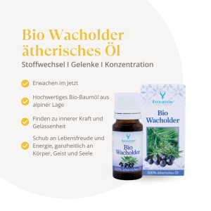 Evolution Bio Wacholder ätherisches Öl 10ml