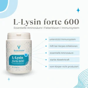 Evolution L-Lysin forte Kapseln 90 Stück