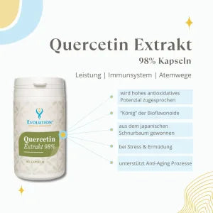 Evolution Quercetin Extract 98% 60 Capsules