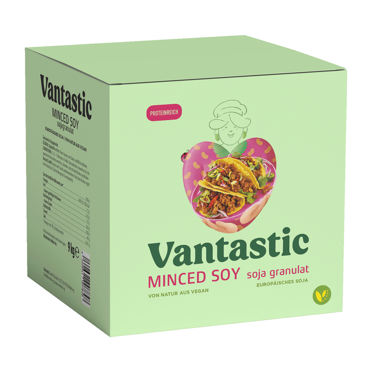 Vantastic Minced Soy Großpack, Sojagranulat, 9kg