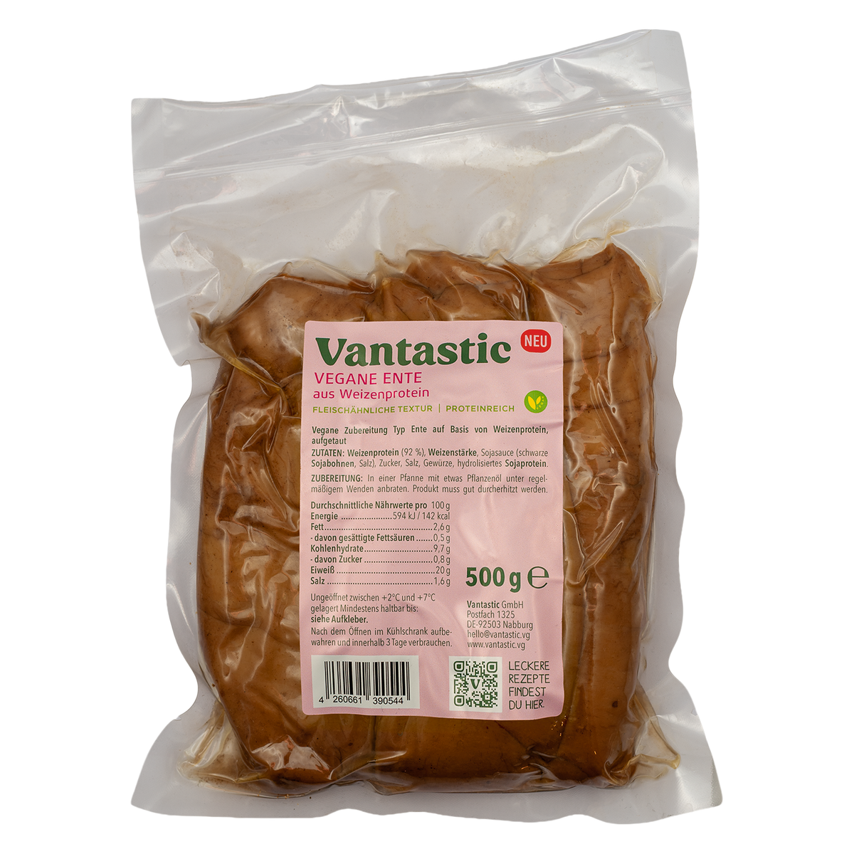 Vantastic Vegane Ente, 500g