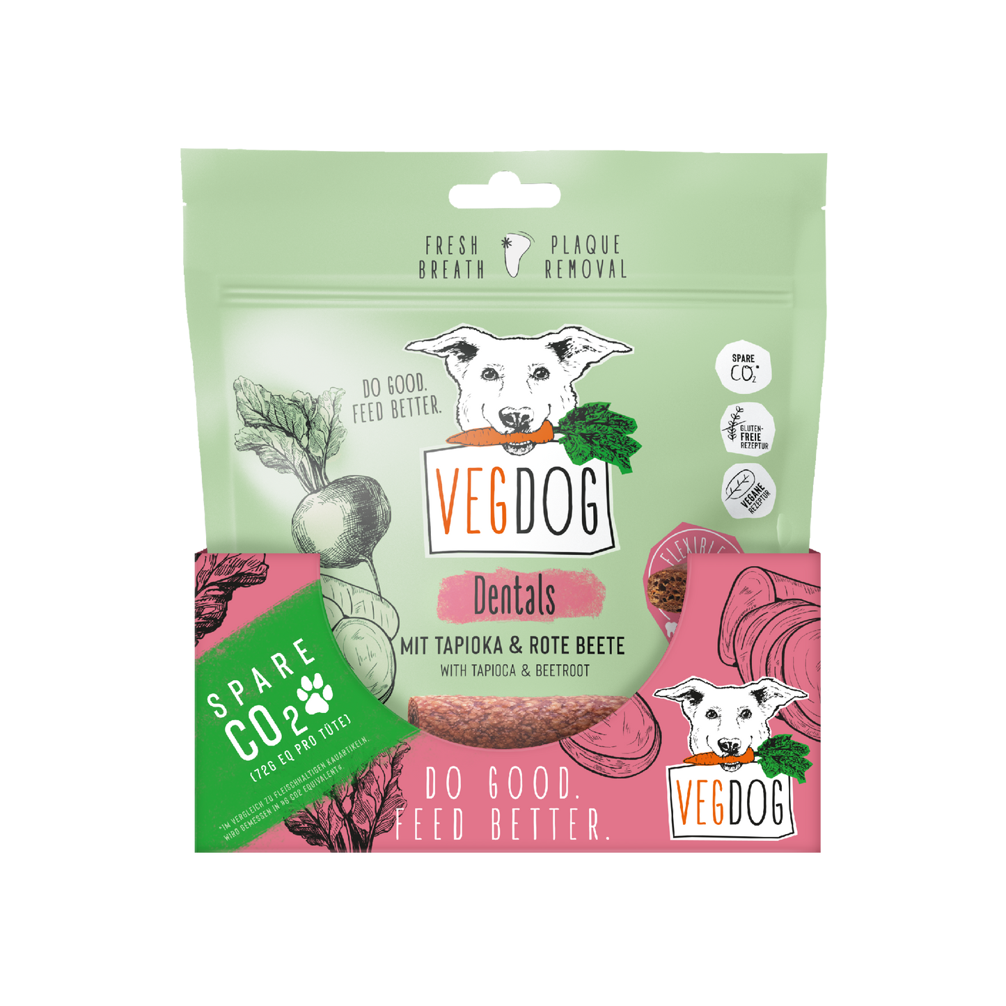 VEGDOG Dentals Tapioka & Rote Beete 120g