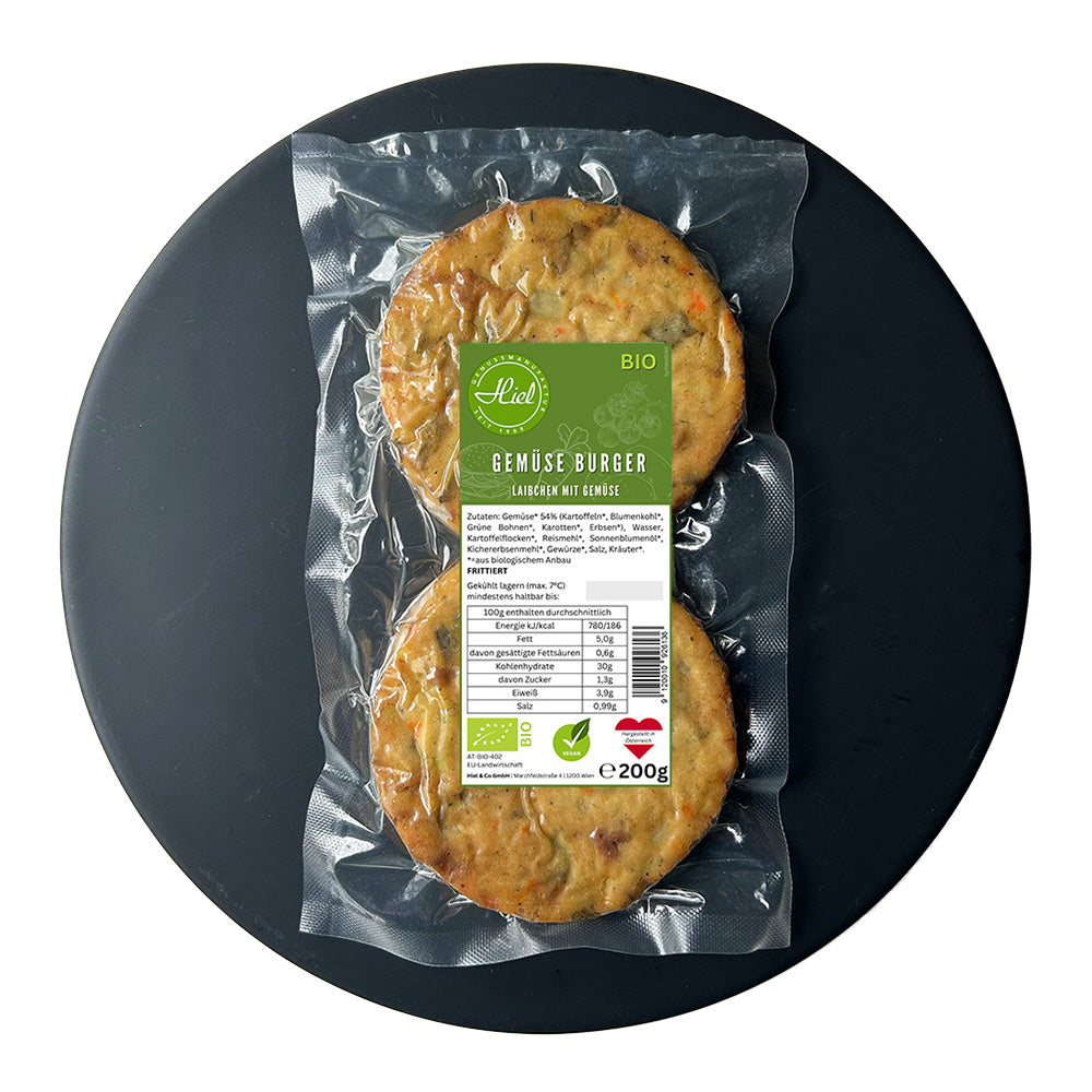Hiel Gemüse Burger 2x100g BIO