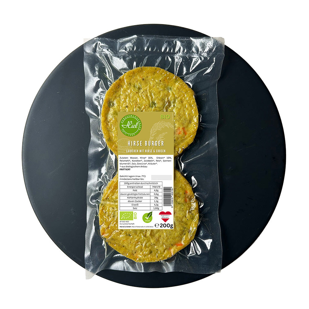 Hiel Hirse Burger 2x100g BIO