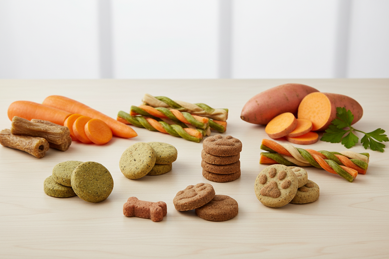 Vegane Hundekekse & Kauartikel