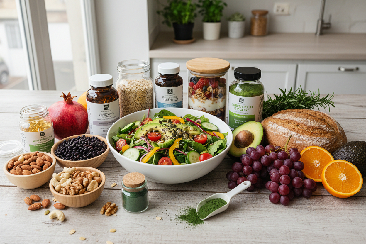 Vegane Lebensmittel & Nahrungsergänzungen