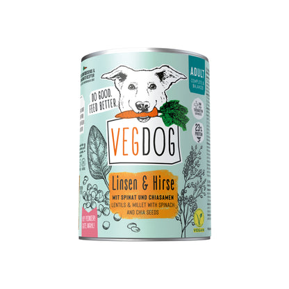 VEGDOG Adult No1 Dosennahrung für Hunde 400g