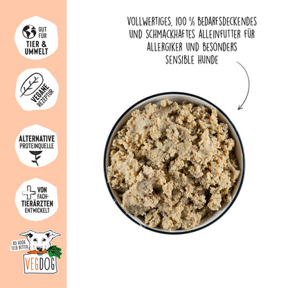 VEGDOG Sensitiv No1 Dosennahrung für Hunde 800g