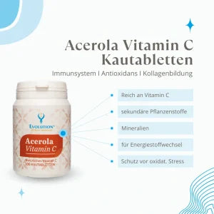 Evolution Vitamin C Acerola Kautabletten  100 Stk