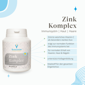 Evolution Zink Komplex  90 Kapseln