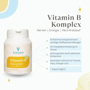 Evolution Vitamin B Komplex Kapseln 90 Stück