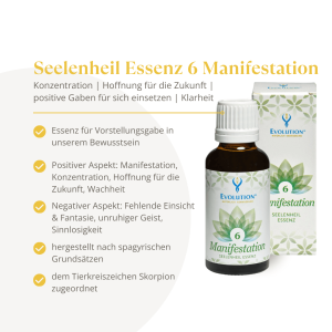 Evolution Seelenheil Essenz 6 Manifestation 30ml