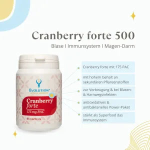 Evolution Cranberry forte 175 mg 60 Stück