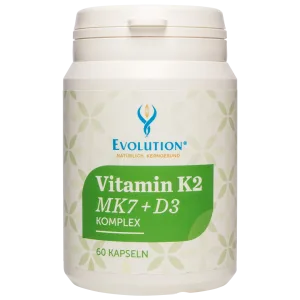 Evolution Vitamin K2 - MK7+D3 Complex 60 Capsules