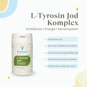 Evolution L-Tyrosine Iodine Complex 60 Capsules