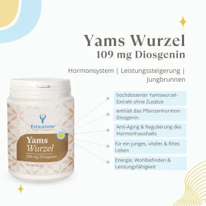 Evolution Yam Root 90 Capsules