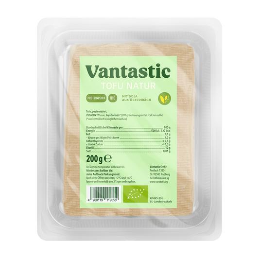 Vantastic Foods Bio Tofu Natur, 200g