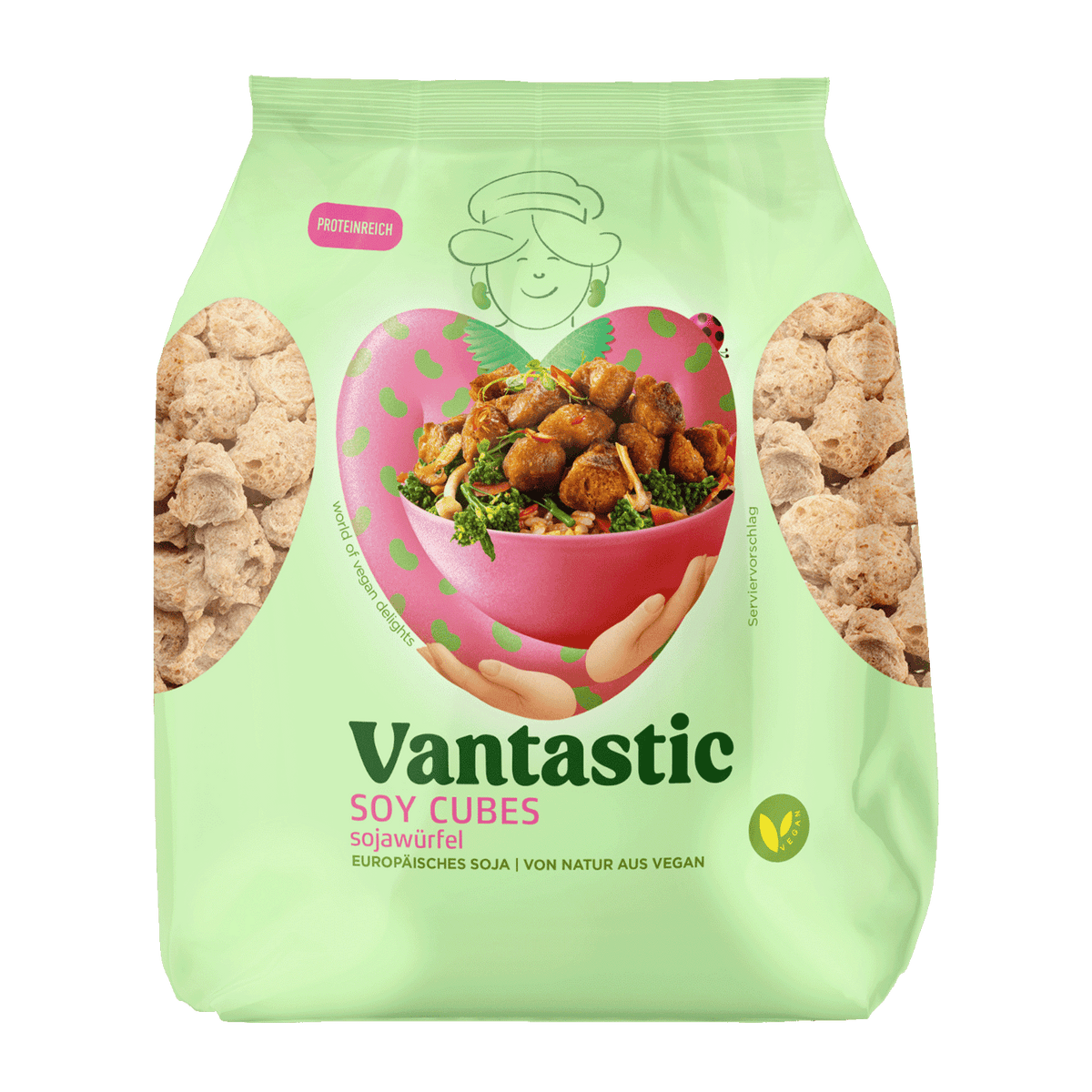 Vantastic Soy Cubes, Sojawürfel, 250g