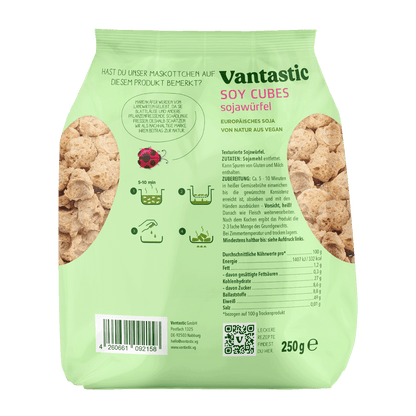 Vantastic Soy Cubes, Sojawürfel, 250g