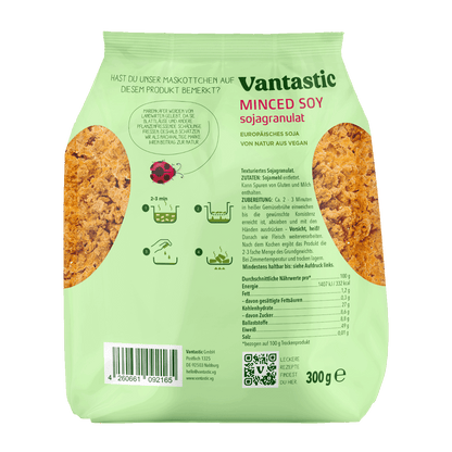 Vantastic Minced Soy, Sojagranulat, 300g