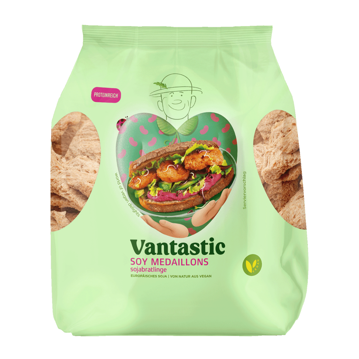 Vantastic Soy Medaillons, Sojabratlinge, 200g