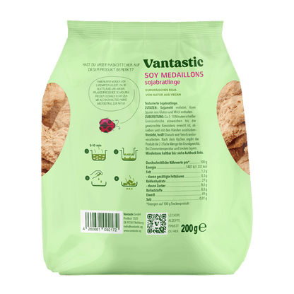 Vantastic Soy Medaillons, Sojabratlinge, 200g