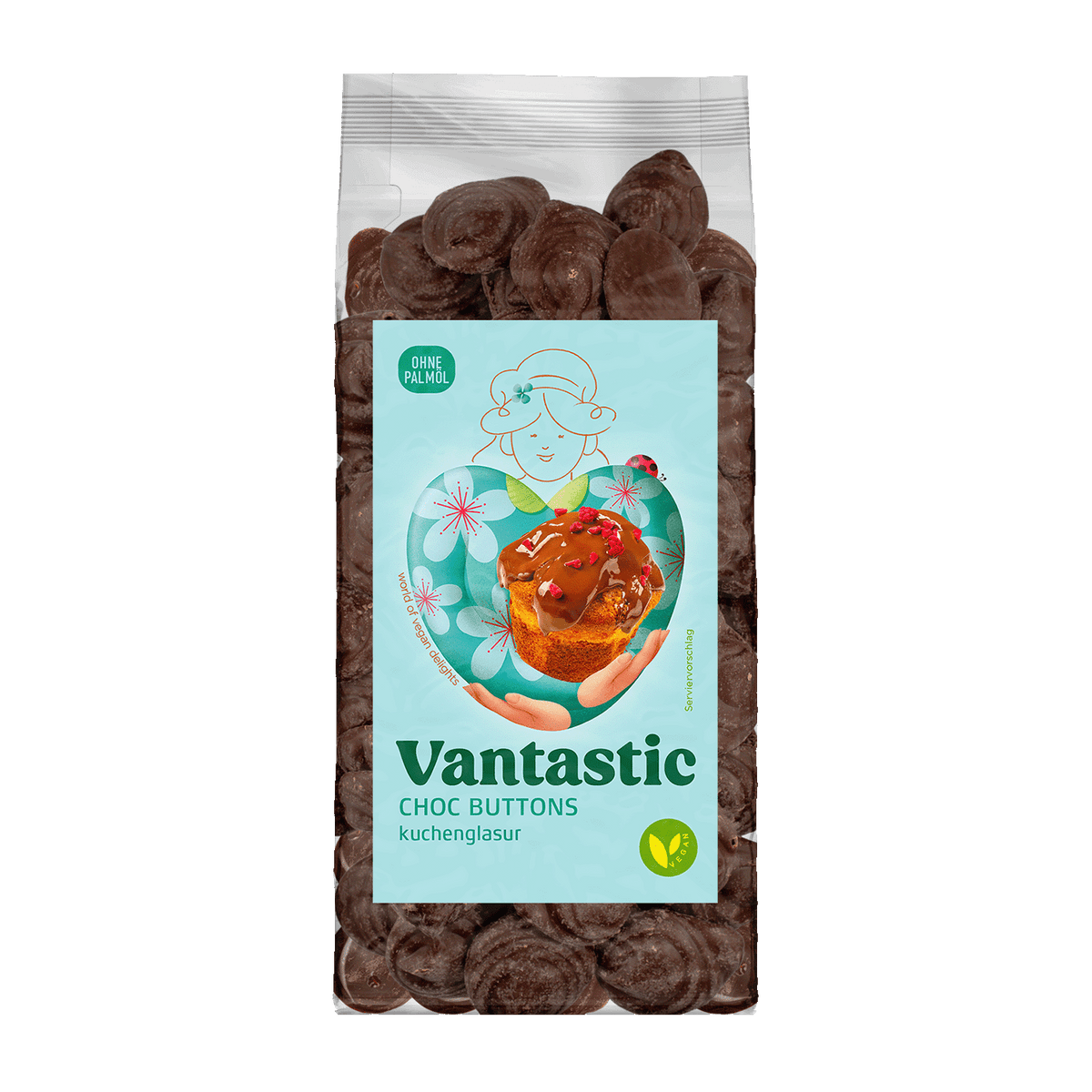 Vantastic Choc Buttons, 500g