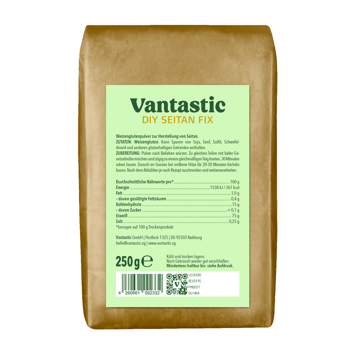 Vantastic DIY Seitan Fix, 250g