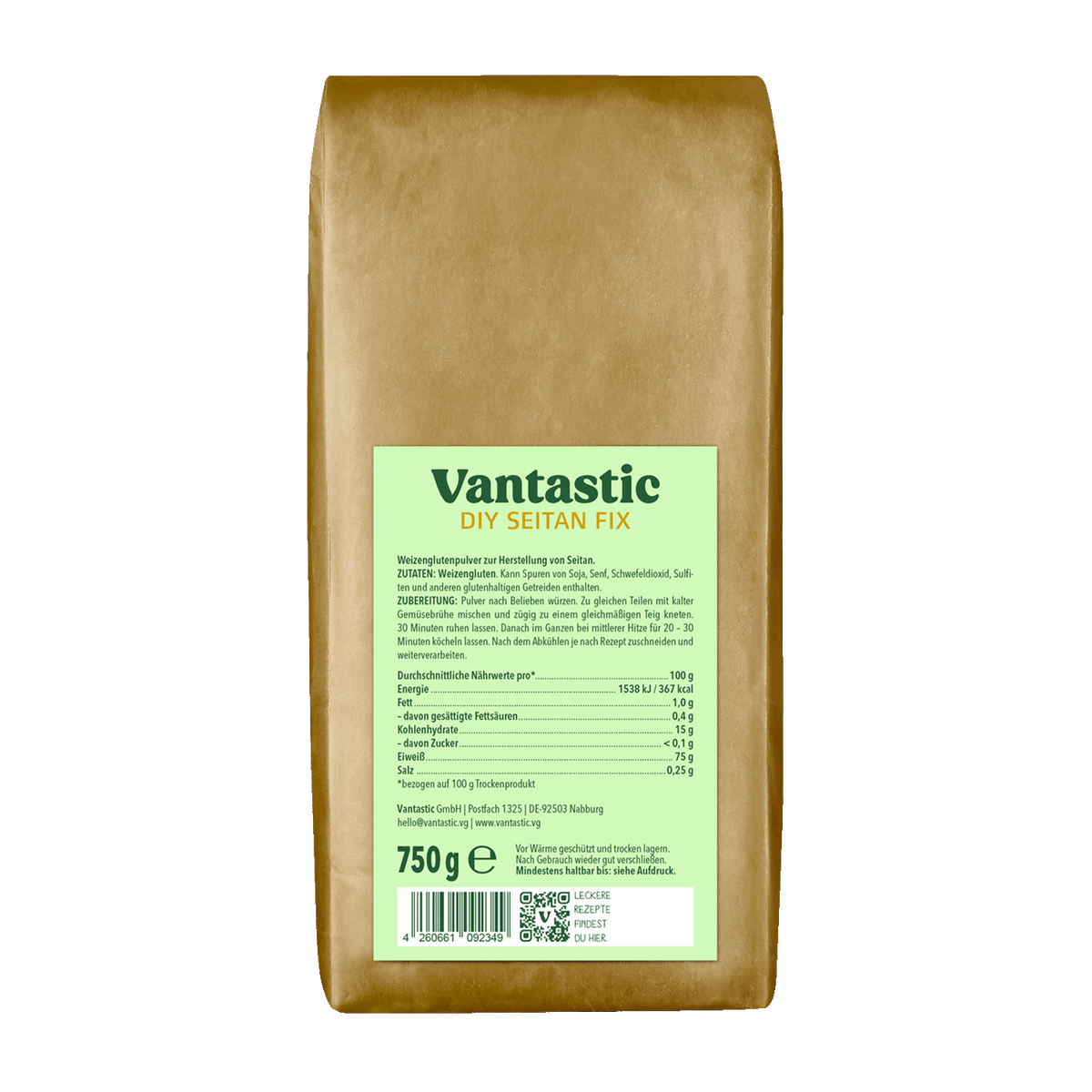 Vantastic DIY Seitan Fix, 750g