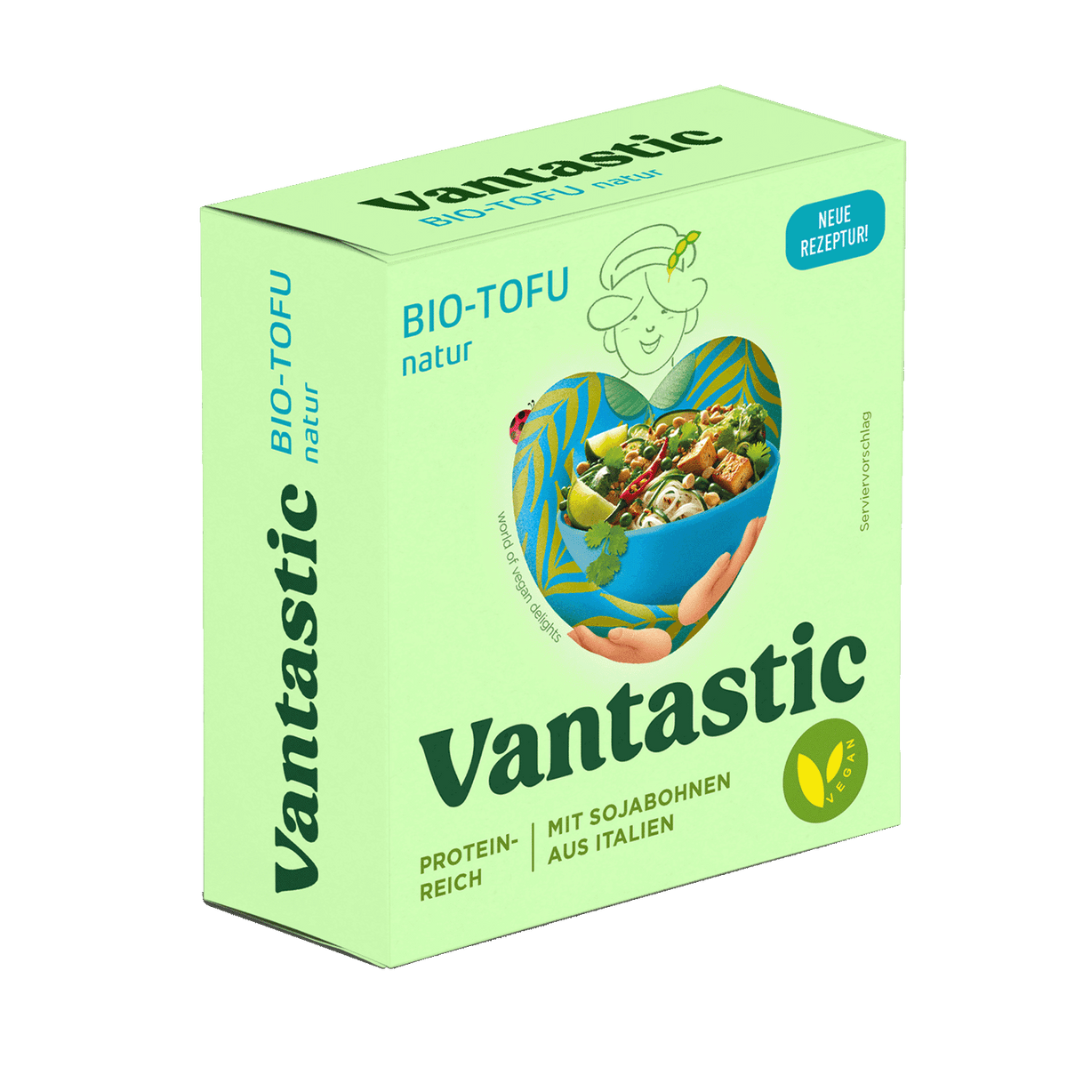 Vantastic Tofu Natur, Bio, 200g