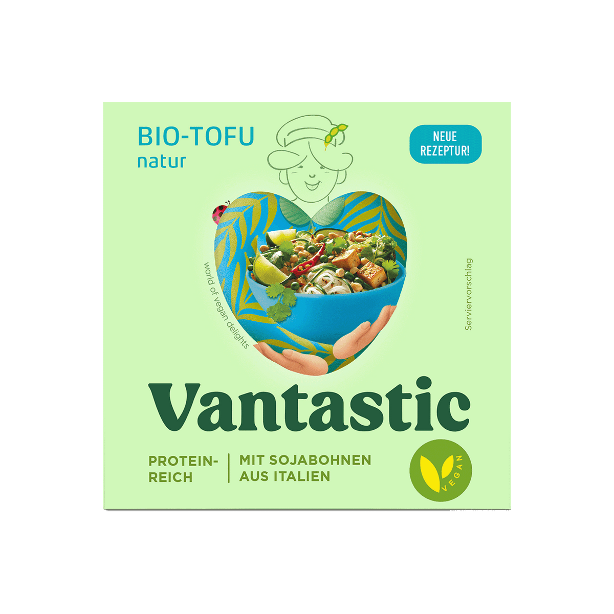 Vantastic Tofu Natur, Bio, 200g