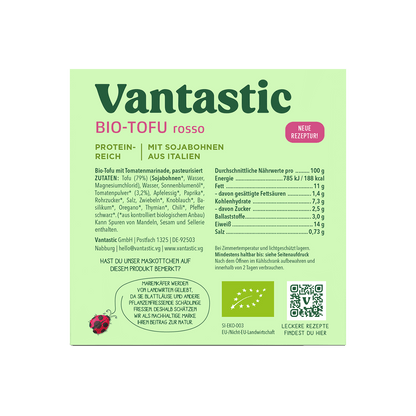 Vantastic Tofu Rosso, Bio, 200g