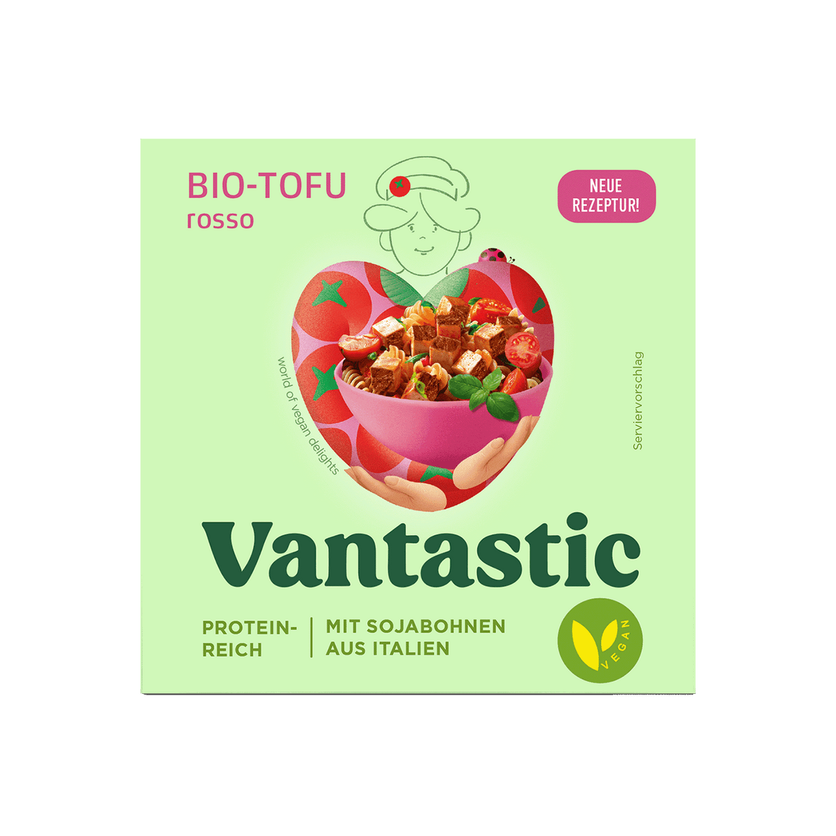 Vantastic Tofu Rosso, Bio, 200g