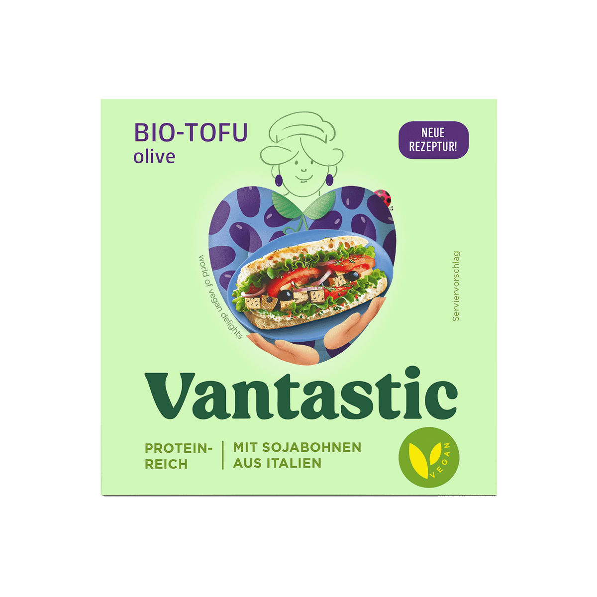 Vantastic Tofu Olive, Bio, 200g