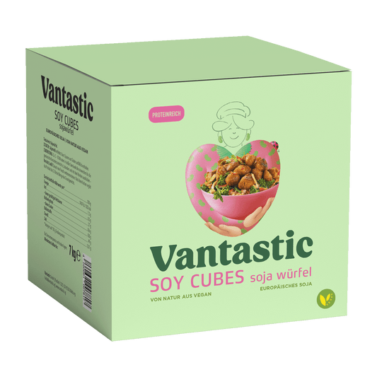 Vantastic Soy Cubes Großpack, Sojawürfel, 7kg