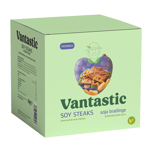 Vantastic Soy Steaks Großpack, Sojabratlinge, 6kg
