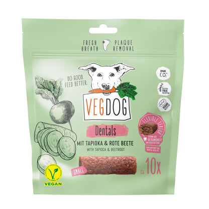 VEGDOG Dentals Tapioka & Rote Beete 120g