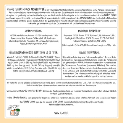 VEGDOG Farmers Crunch  2kg