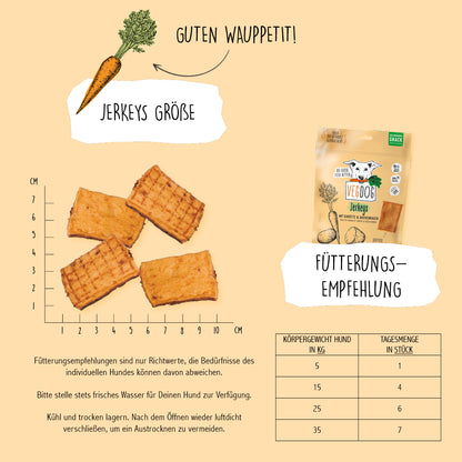 VEGDOG Jerkeys 80g