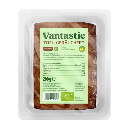 Vantastic Foods Bio Tofu Geräuchert, 200g