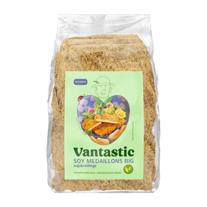 Vantastic Soy Medaillons Big, Sojabratlinge, 140g