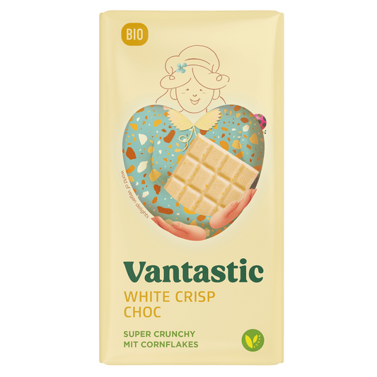 Vantastic White Crisp Choc, Bio, 90g