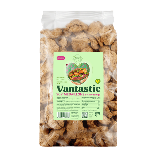 Vantastic Soy Medallions, Soy Patties, 800g