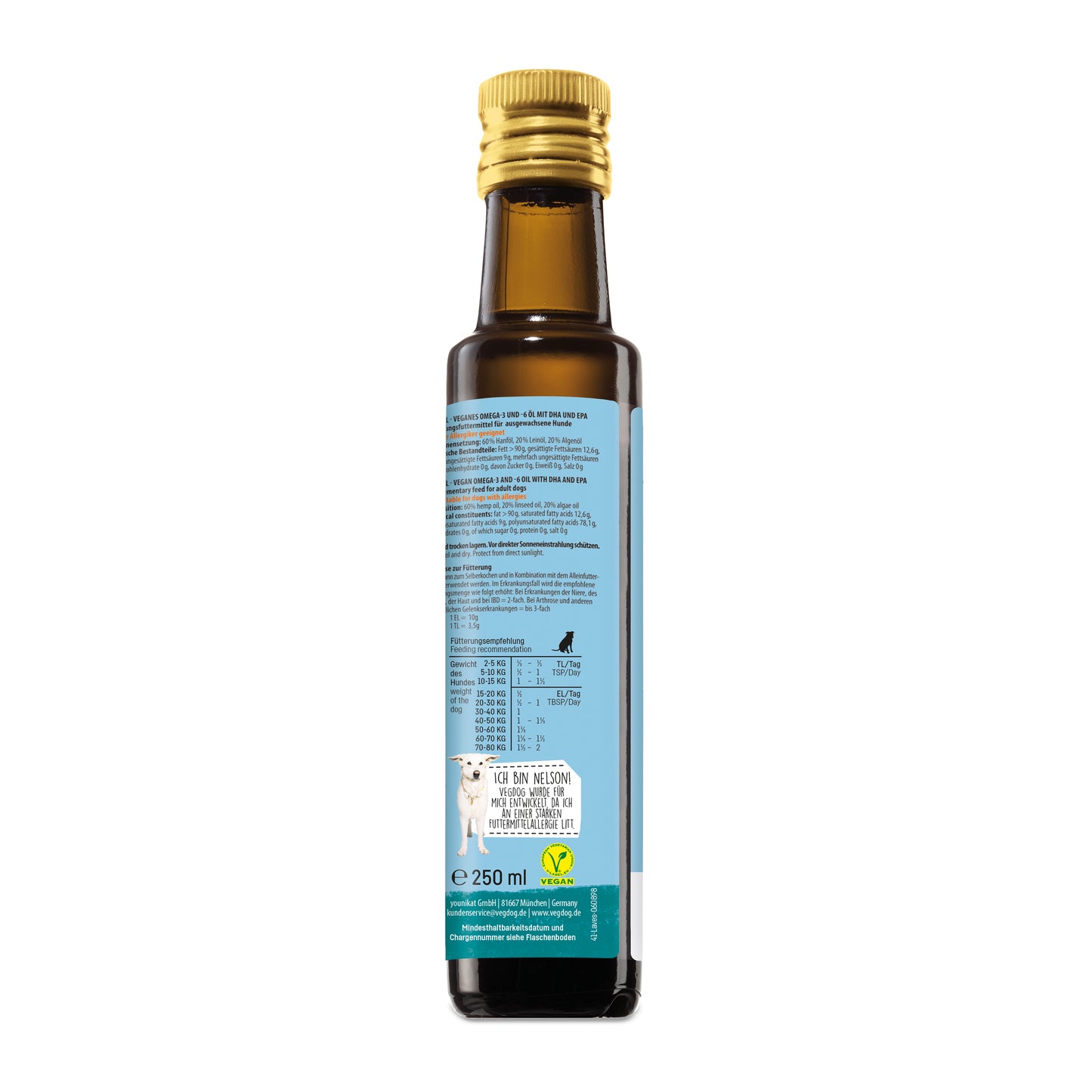 VEGDOG Vish-Oil 250 ml