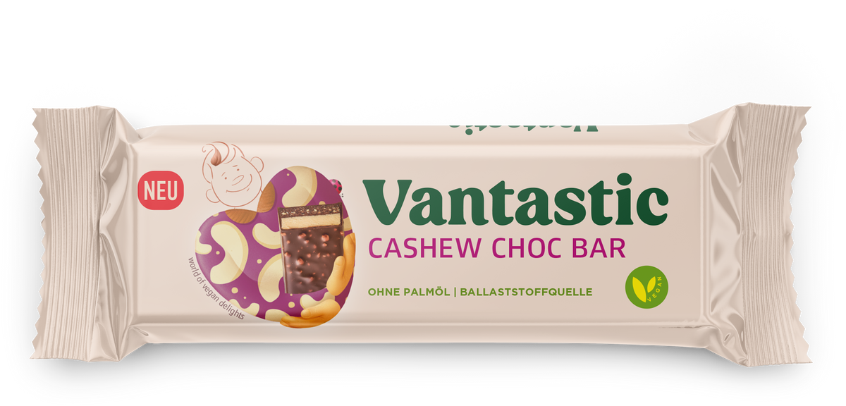 Vantastic Cashew Choc Bar, Bio, 40g