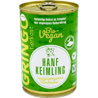 Gringo Dog Food Supplement Organic Hemp Seedling 400g