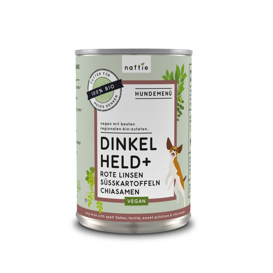 Naftie Dinkel Held ORGANIC Canned Dog Food 800g