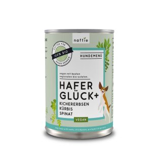 Naftie Haferglück BIO Dosennahrung für Hunde 400g
