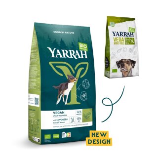 Yarrah Organic Dry Dog Food Vegan & Wheat-Free 2kg