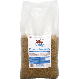 V-Dog Crunchy Nugget Hundetrockennahrung  15kg